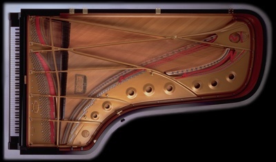 Kawai Grand Piano from top