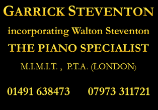 Garrick Steventon - The Piano Specialists, between Henley on Thames and Marlow - tuning, servicing, sales